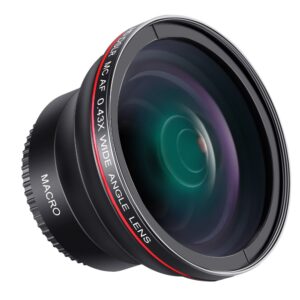 thumbnail image 2 of Vivitar 55mm HD 4K Fisheye Wide Angle & Macro Lens Kit For Nikon D3400 D3500 D5600 – 8mm Focal Length, F/1.2 2 of 6